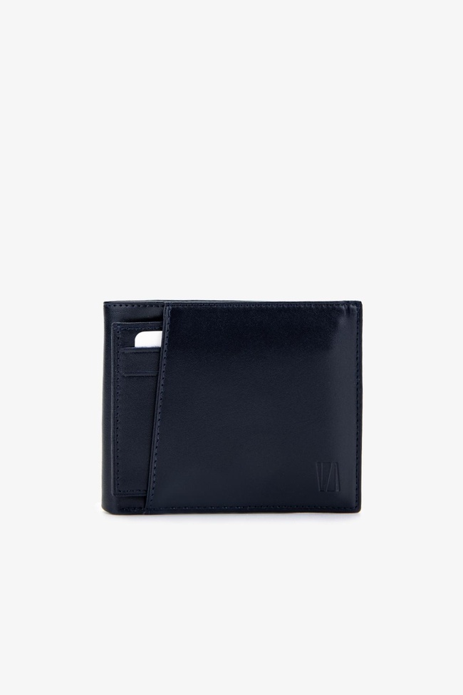  Valmenti Erkek Hakiki Deri Lacivert Cüzdan Cuzdan