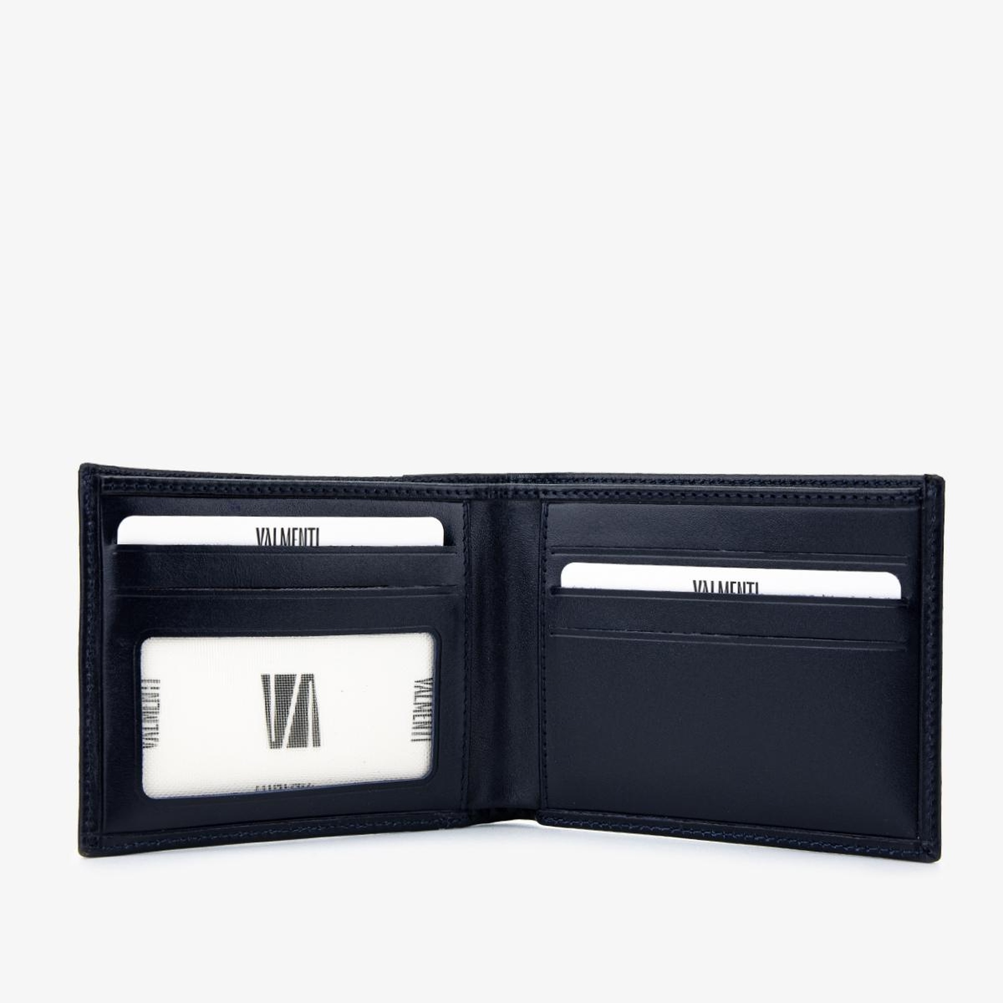 Valmenti Erkek Hakiki Deri Lacivert Cüzdan Cuzdan