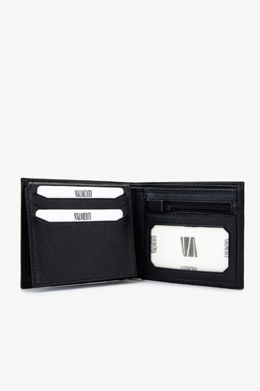  Valmenti Erkek Hakiki Deri Siyah Cüzdan Cuzdan