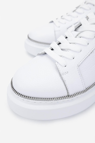  Valmenti Kadın Hakiki Deri Beyaz Sneakers & Spor Ayakkabı