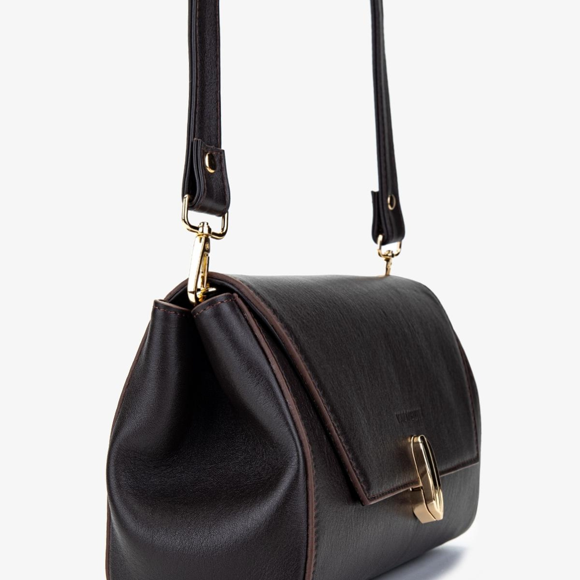 Valmenti Kadın Hakiki Deri Kahverengi Postacı Çanta