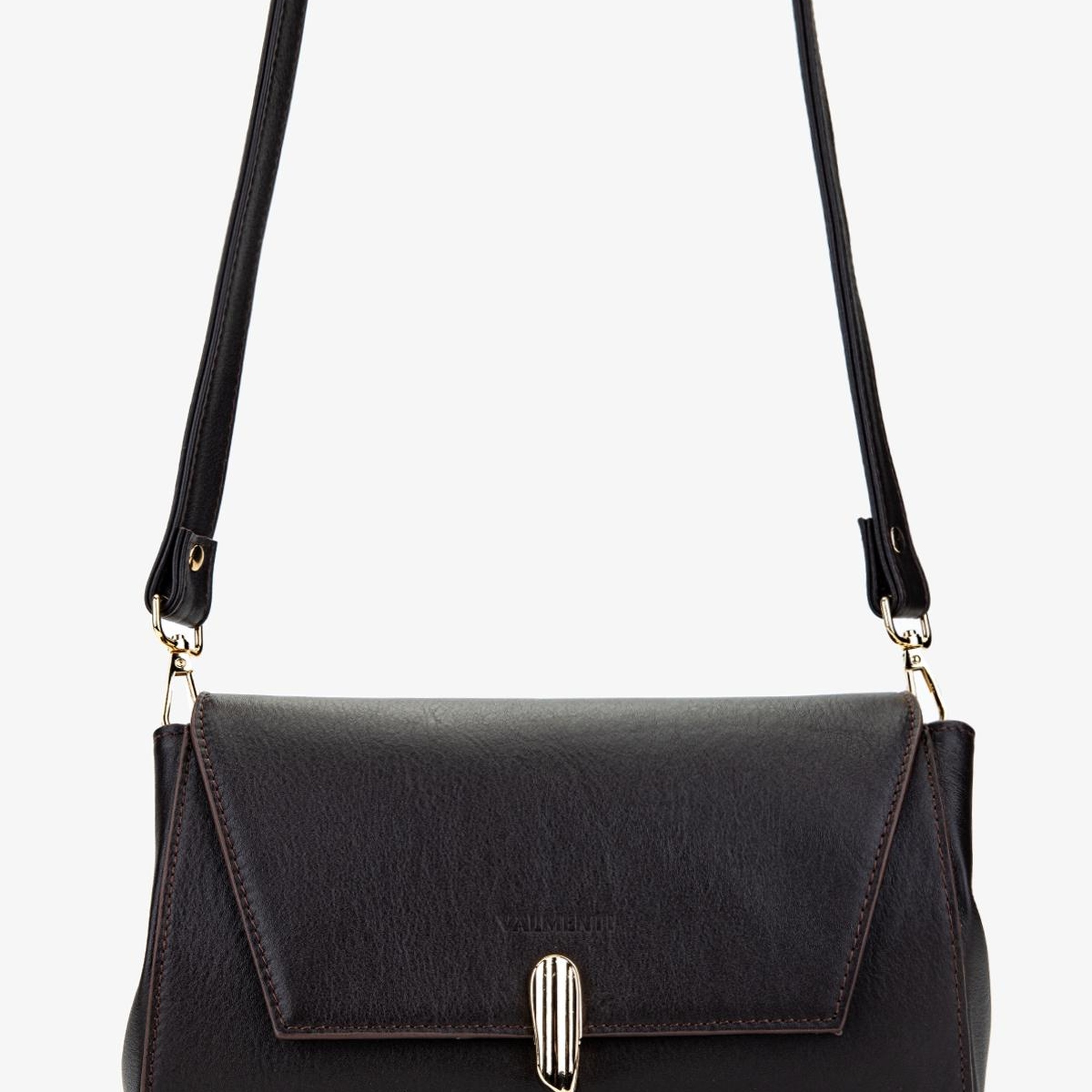 Valmenti Kadın Hakiki Deri Kahverengi Postacı Çanta