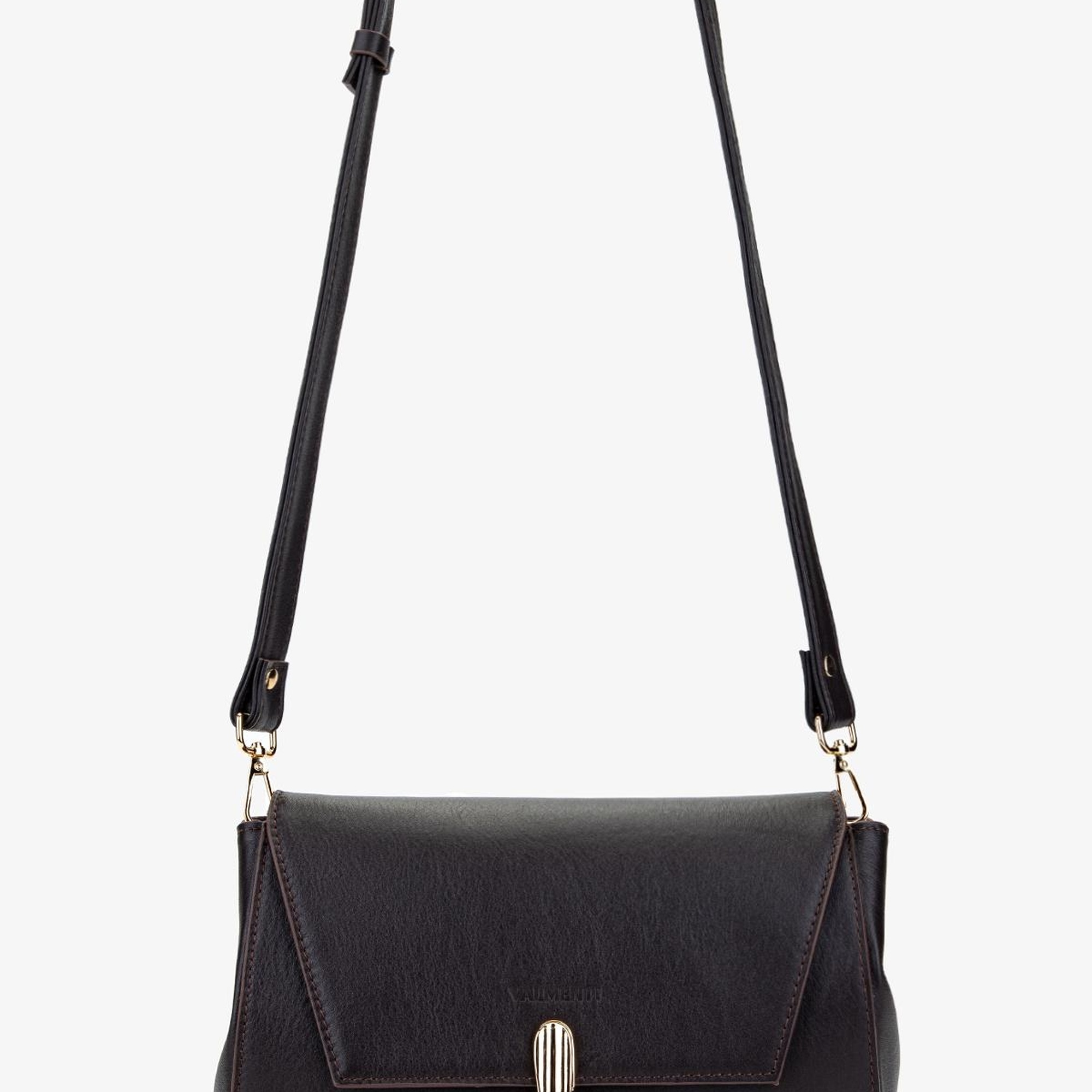 Valmenti Kadın Hakiki Deri Kahverengi Postacı Çanta