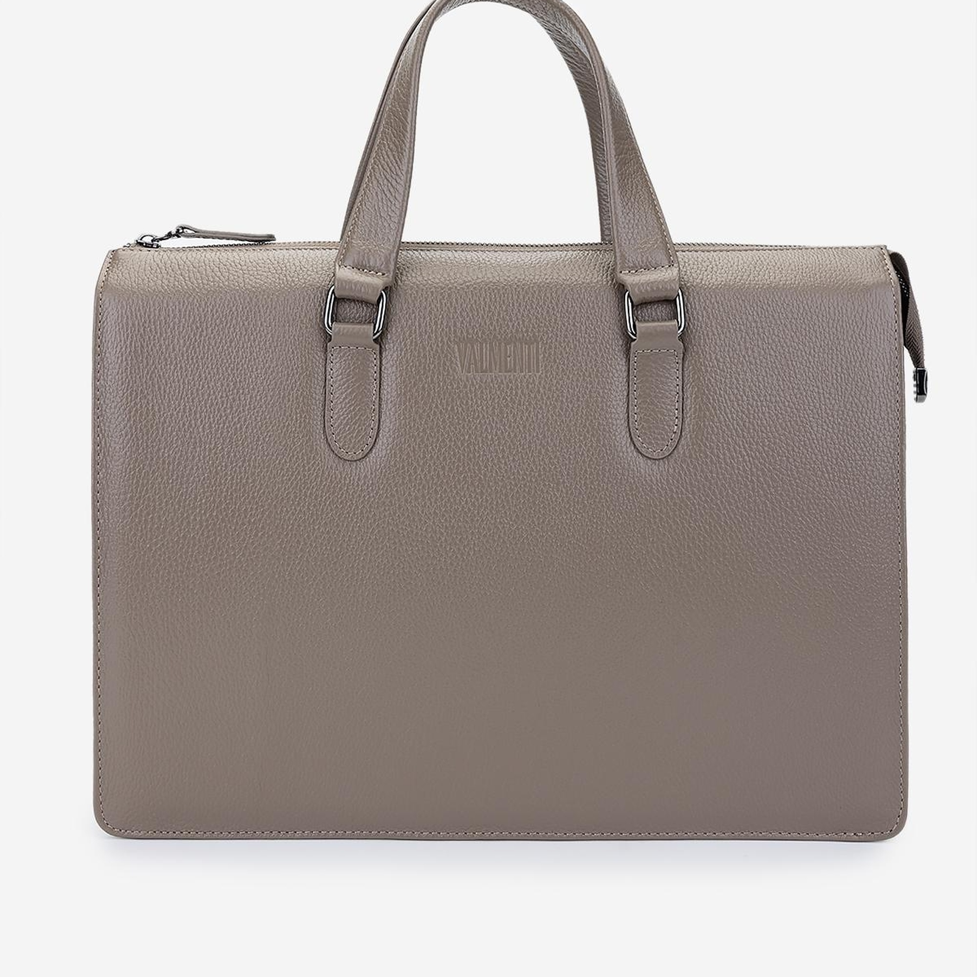 Valmenti Erkek Hakiki Deri Vizon Floter Evrak Çantası