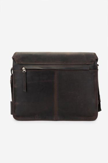  Valmenti Erkek Hakiki Deri Kahverengi Postacı Çanta