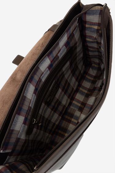  Valmenti Erkek Hakiki Deri Kahverengi Postacı Çanta