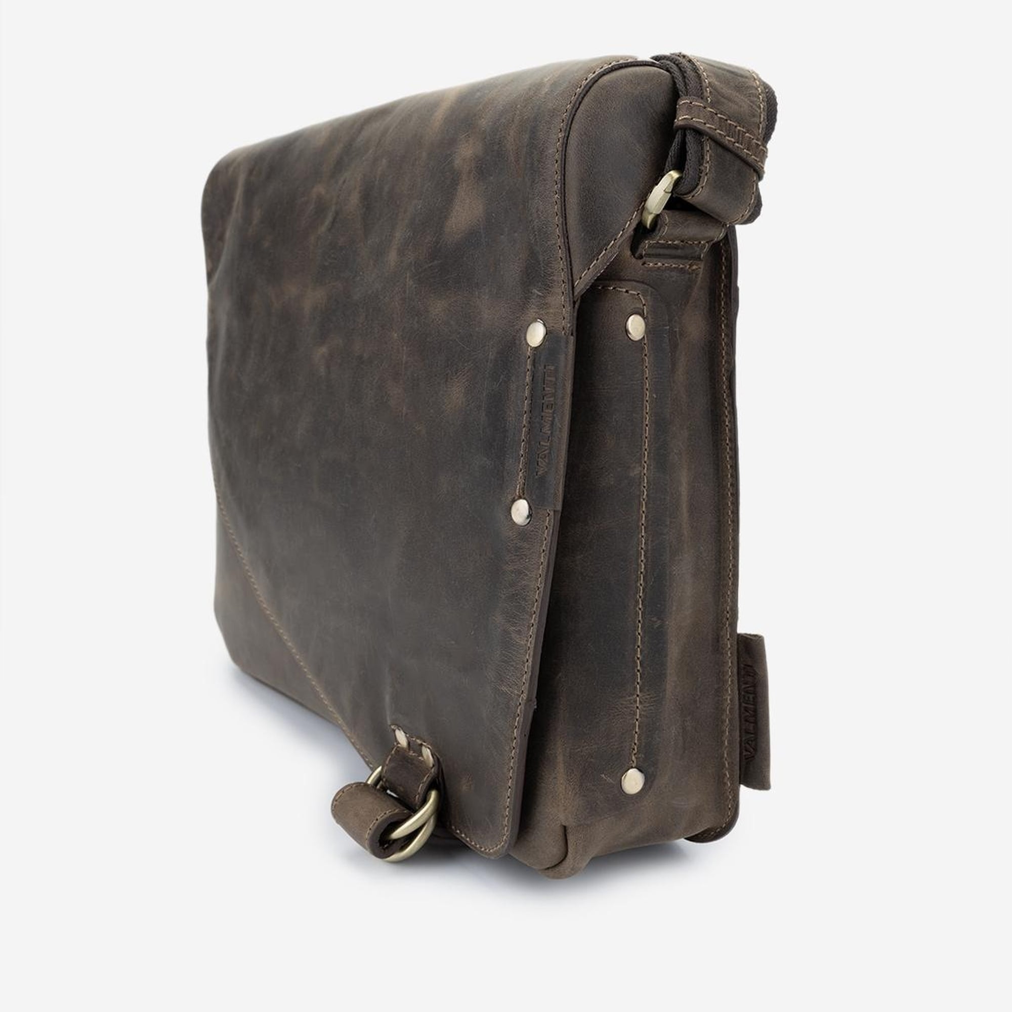 Valmenti Erkek Hakiki Deri Postacı Çanta