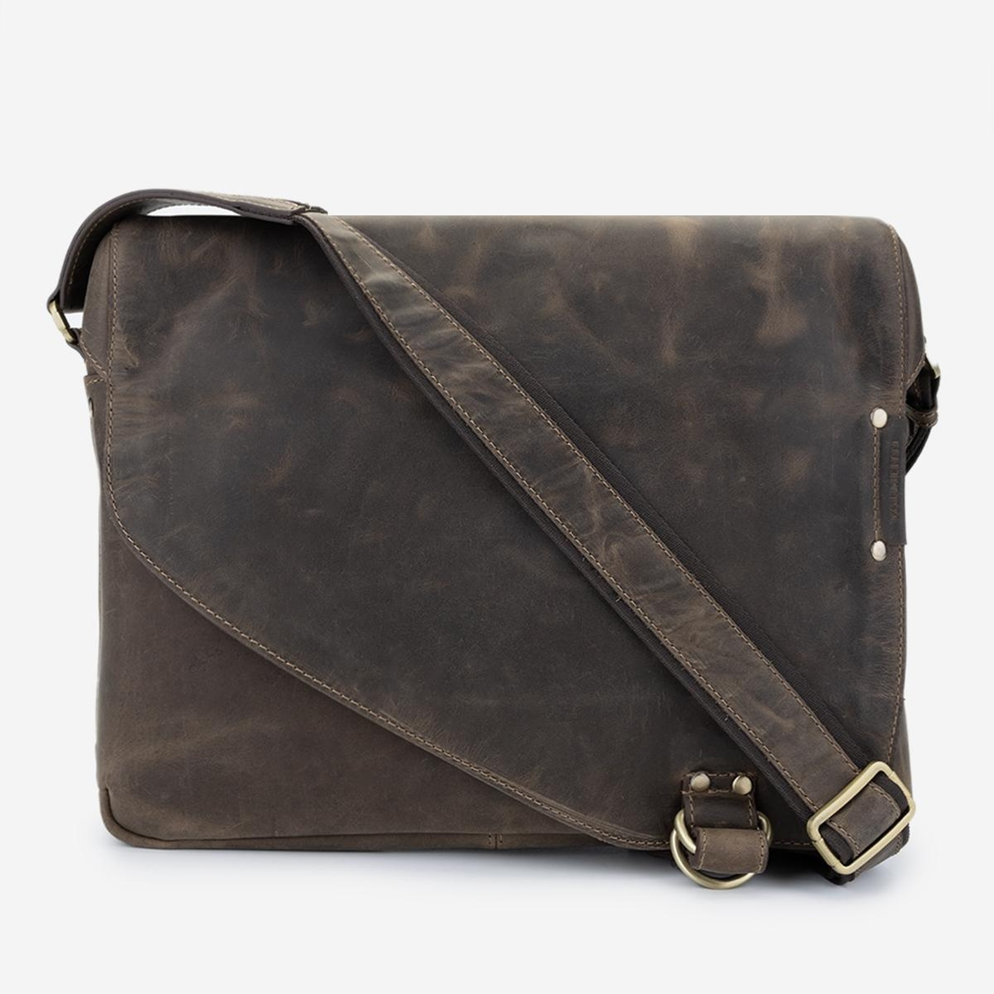 Valmenti Erkek Hakiki Deri Postacı Çanta