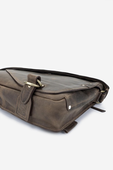  Valmenti Erkek Hakiki Deri Postacı Çanta