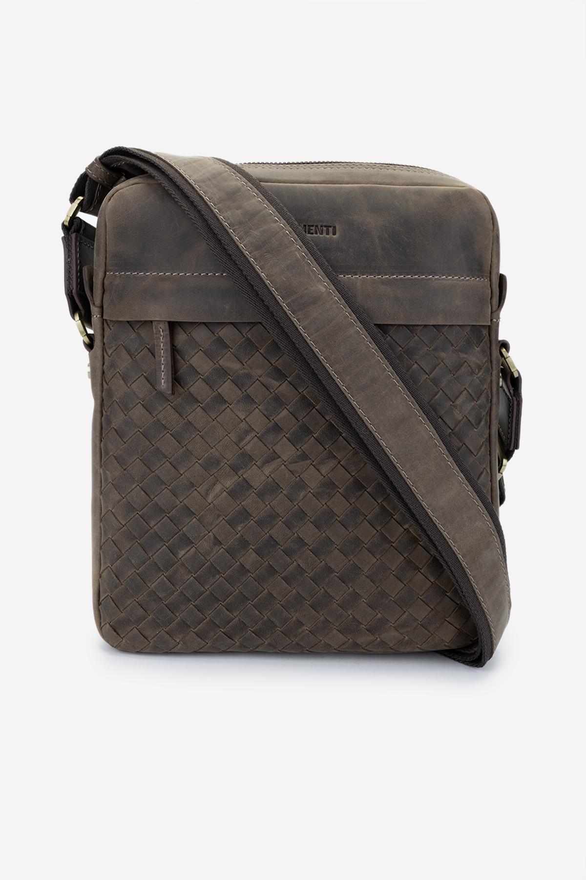  Valmenti Erkek Hakiki Deri Postacı Çanta