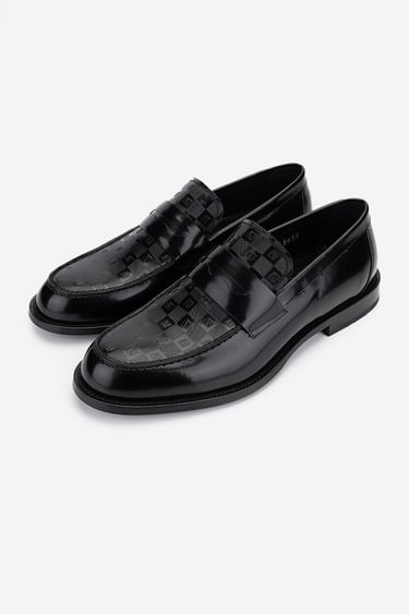  Valmenti Erkek Hakiki Deri Siyah Açma Klasik Ayakkabı