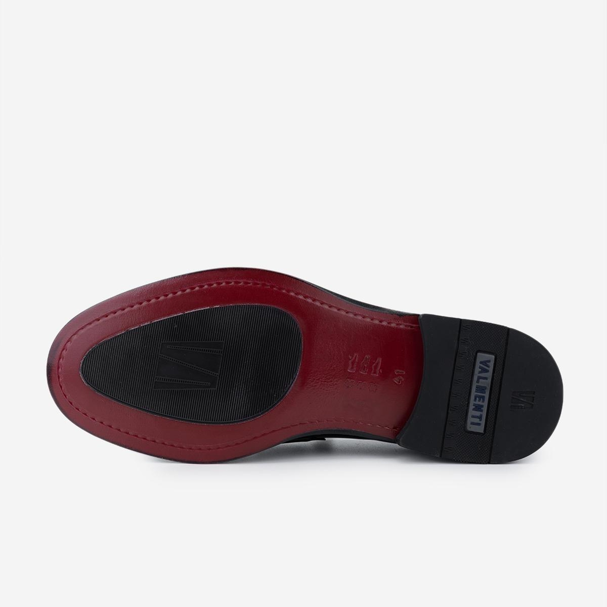 Valmenti Erkek Hakiki Deri Siyah Açma Klasik Ayakkabı