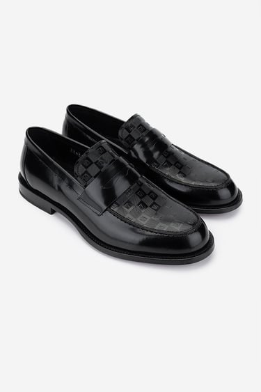  Valmenti Erkek Hakiki Deri Siyah Açma Klasik Ayakkabı