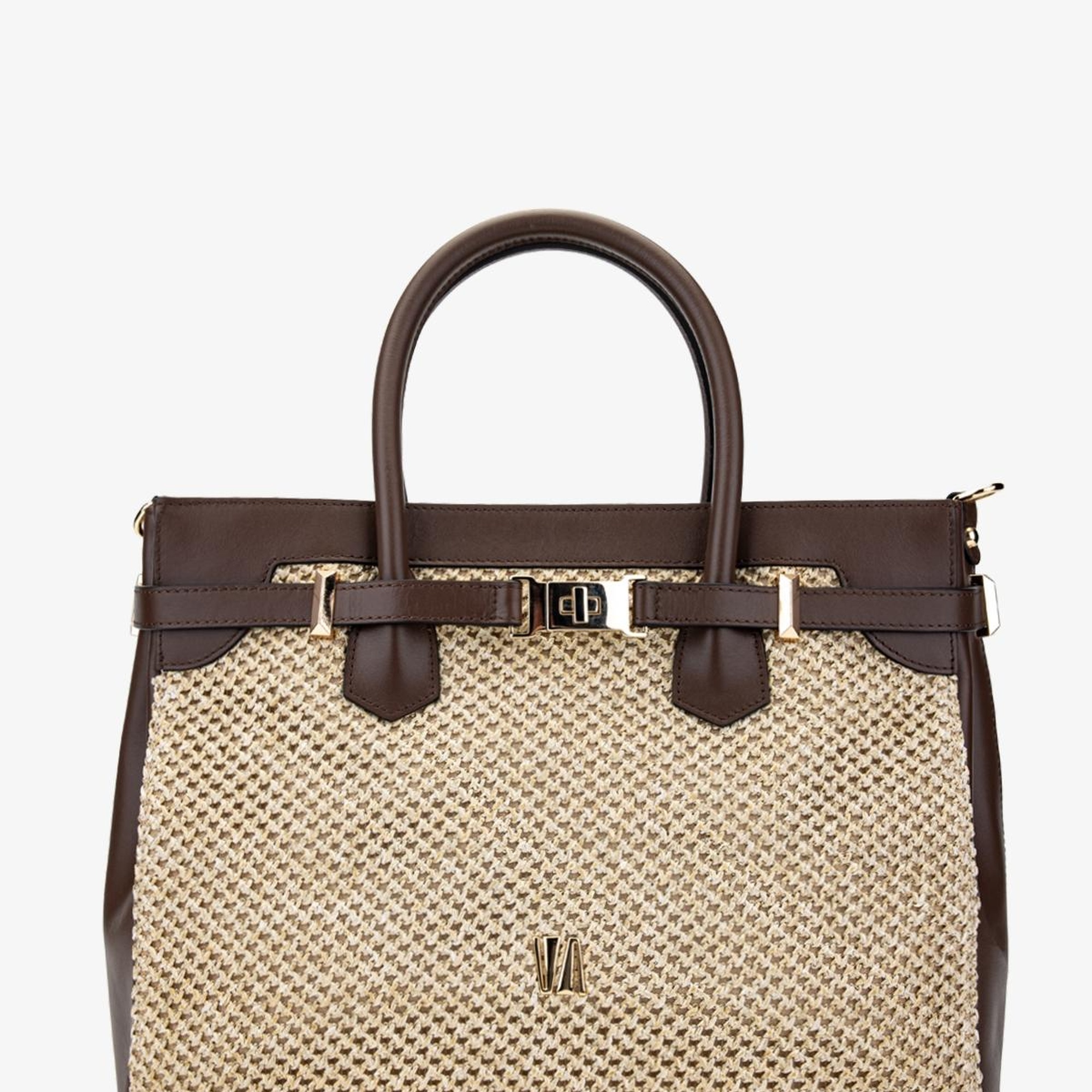 Valmenti Evita Kadın Kahve Dr / Hasır DERI/HASIR El Çantası