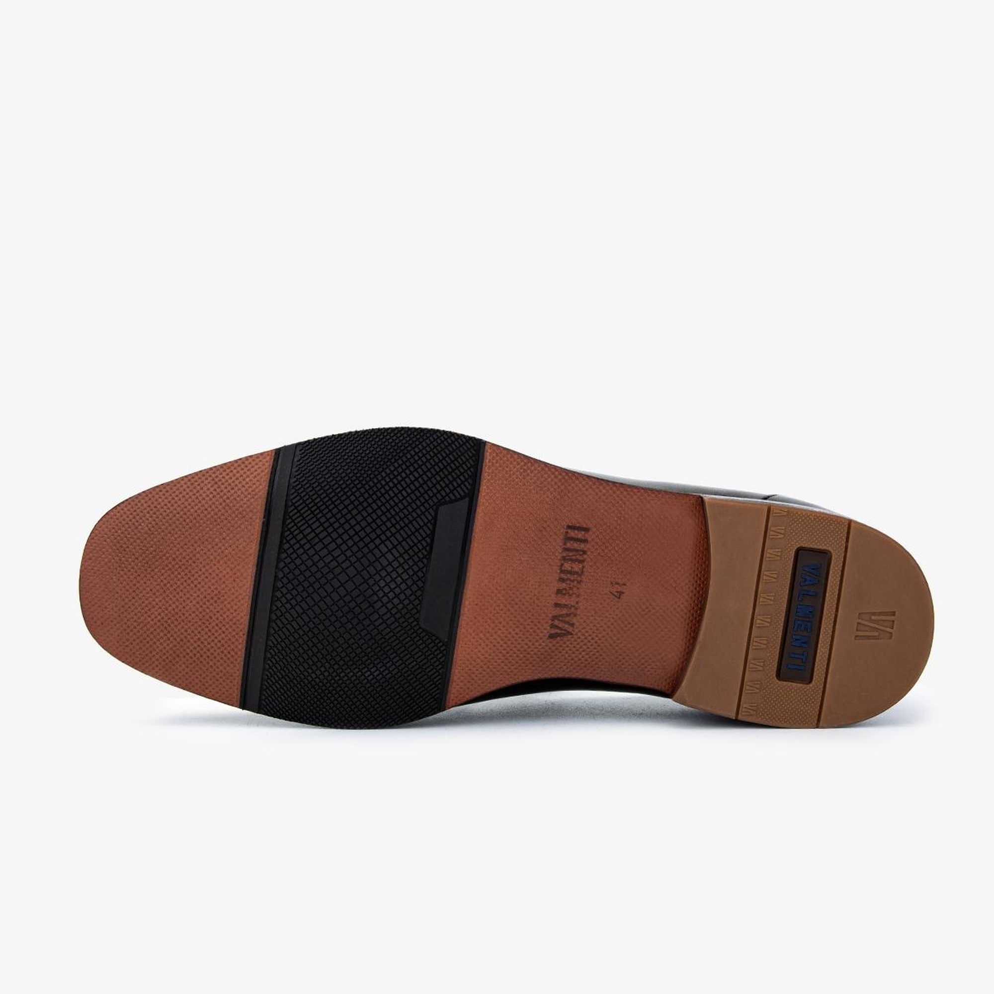 Valmenti Erkek Hakiki Deri Kahverengi Klasik Ayakkabı