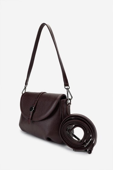  Valmenti Kadın Hakiki Deri Bordo Kol Çantası