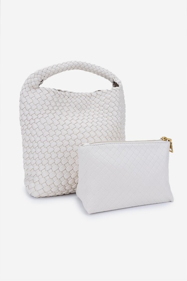  Valmenti Kadın Vegan Bej Omuz Çanta