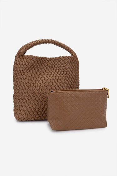  Valmenti Kadın Vegan Camel Omuz Çanta