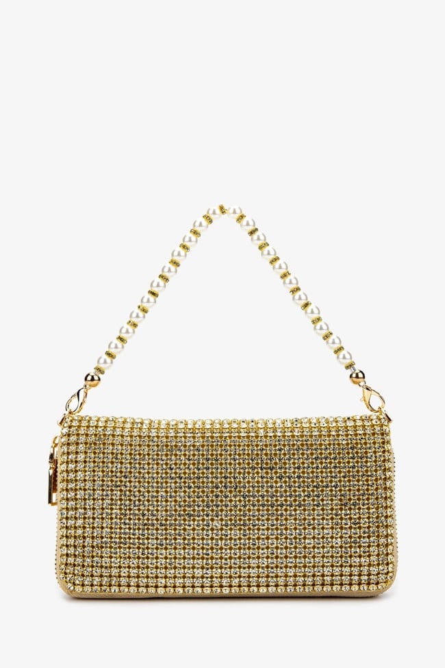  Valmenti Kadın Vegan Gold Omuz Çanta