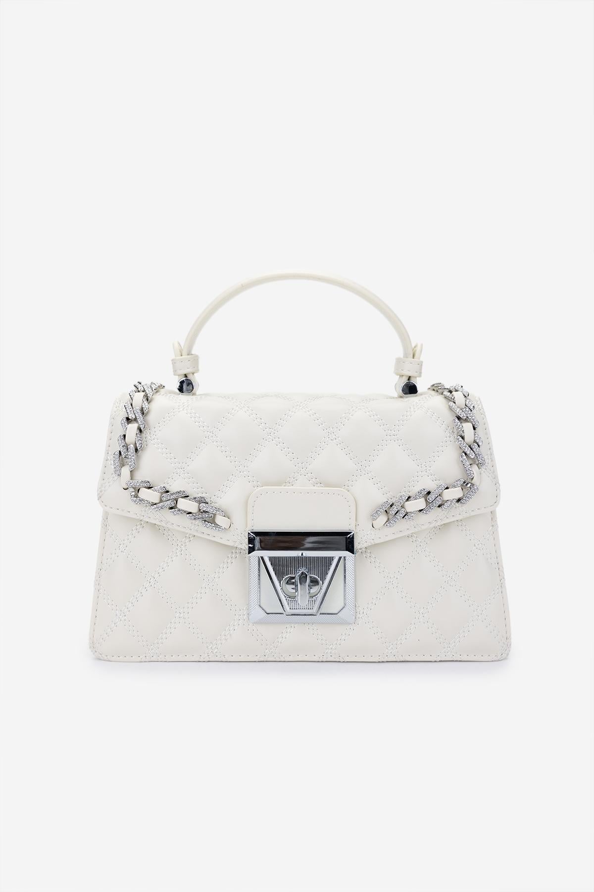  Valmenti Kadın Vegan Bej Omuz Çanta