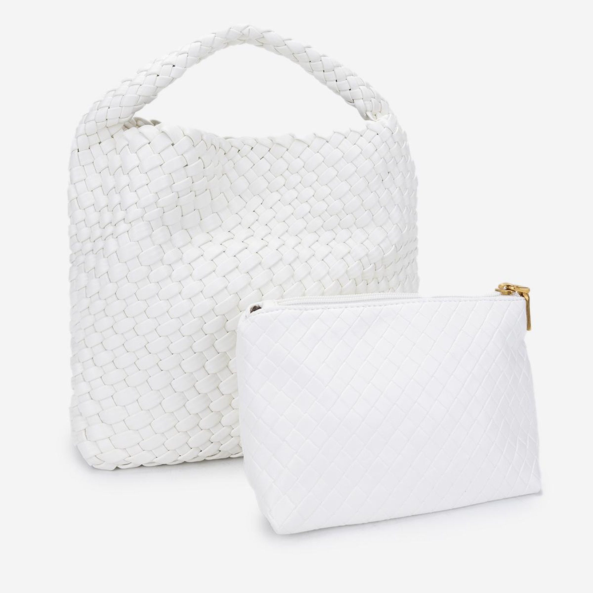 Valmenti Kadın Vegan Beyaz Omuz Çanta