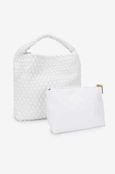  Valmenti Kadın Vegan Beyaz Omuz Çanta