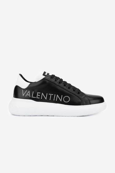  Valmenti İtimi Kadın BLACK/WHITE Hakiki Deri Sneakers & Spor Ayakkabı
