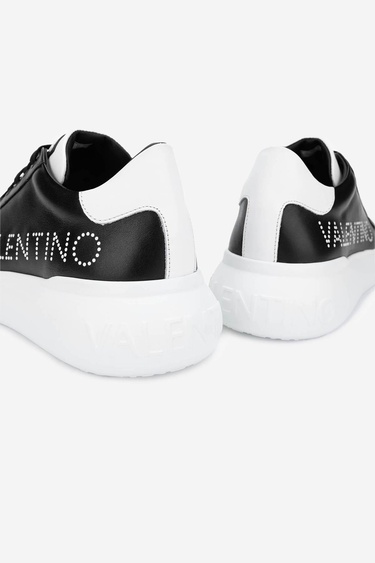  Valmenti İtimi Kadın BLACK/WHITE Hakiki Deri Sneakers & Spor Ayakkabı