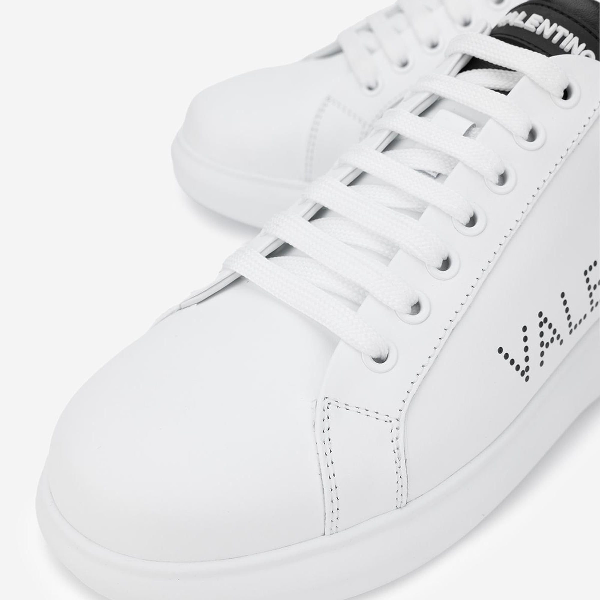 Valmenti İtimi Kadın Siyah\Beyaz Hakiki Deri Sneakers & Spor Ayakkabı