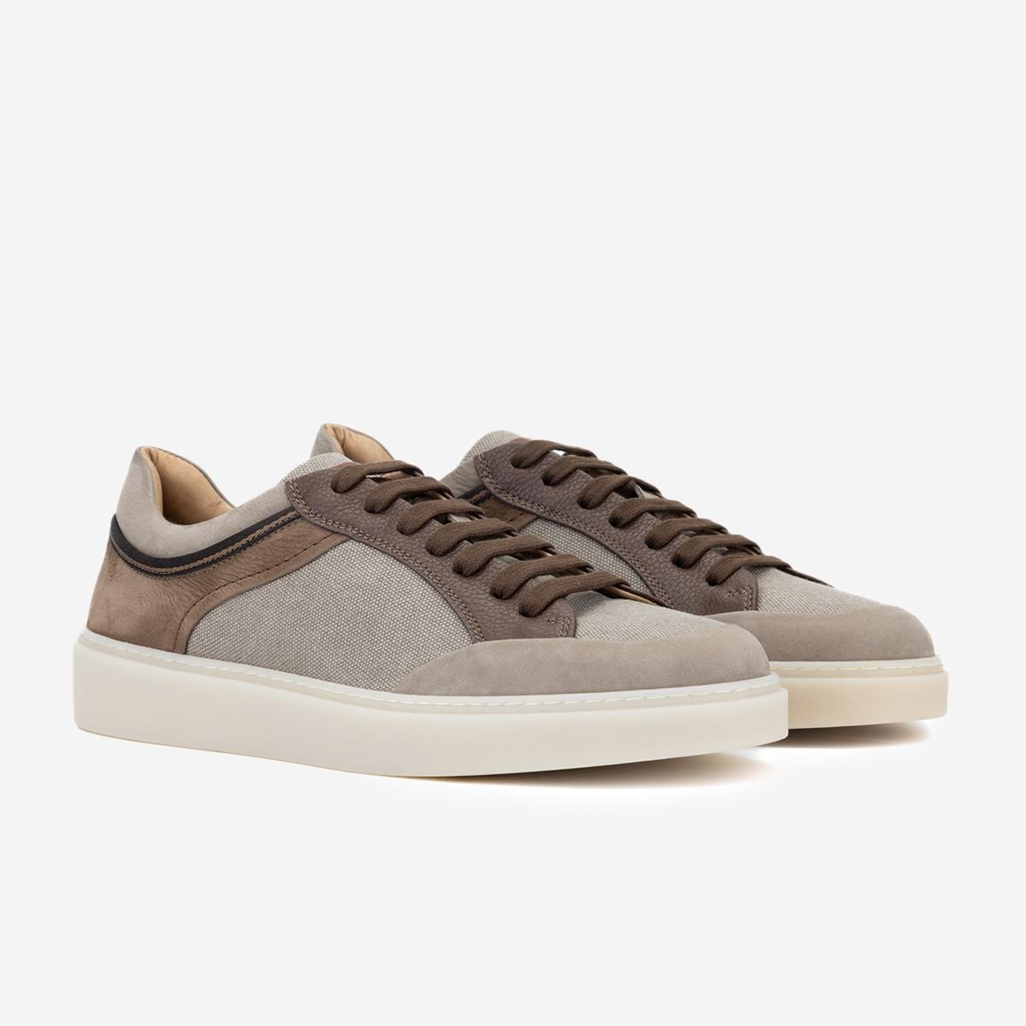 Valmenti Redwin Erkek Taupe Tekstil Deri Sneakers & Spor Ayakkabı