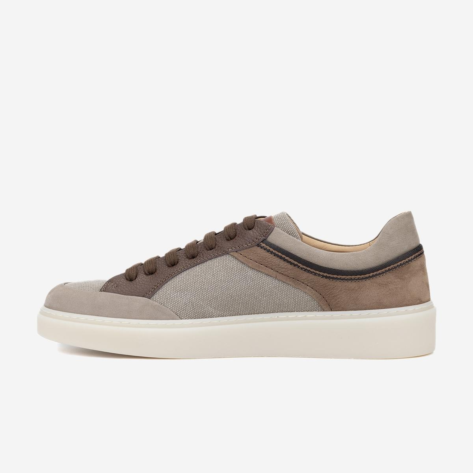 Valmenti Redwin Erkek Taupe Tekstil Deri Sneakers & Spor Ayakkabı