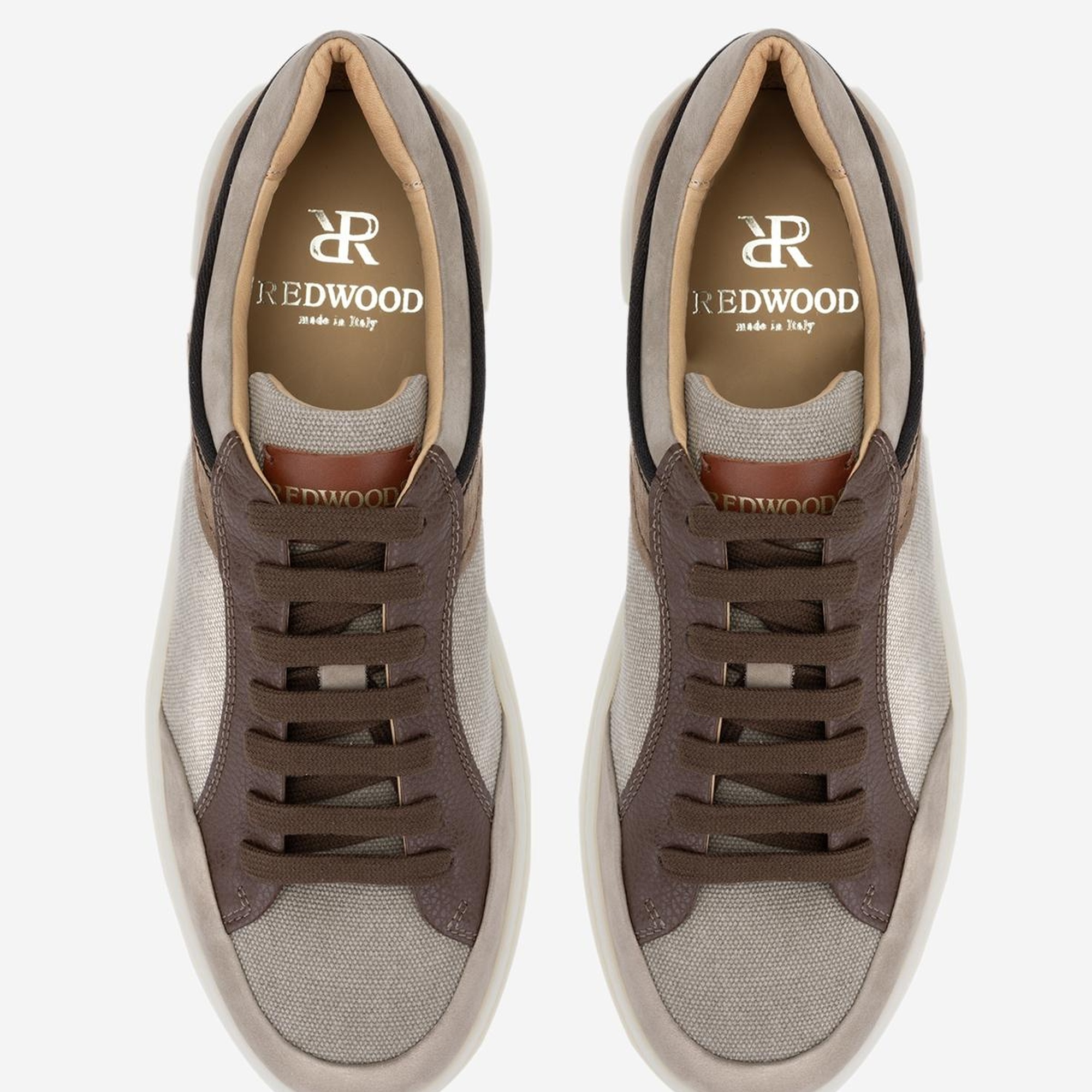 Valmenti Redwin Erkek Taupe Tekstil Deri Sneakers & Spor Ayakkabı