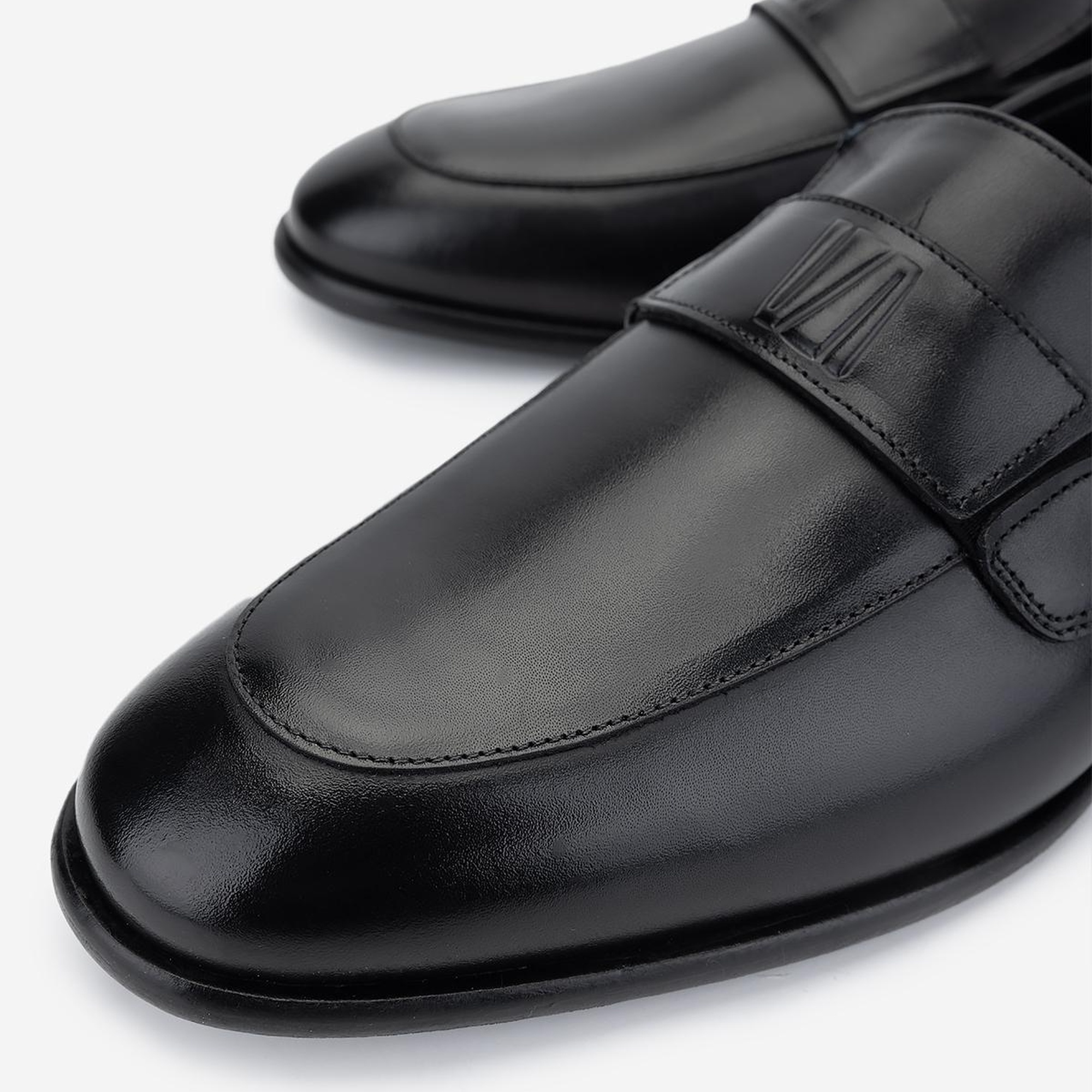 Valmenti Erkek Hakiki Deri Siyah Analin Klasik Ayakkabı