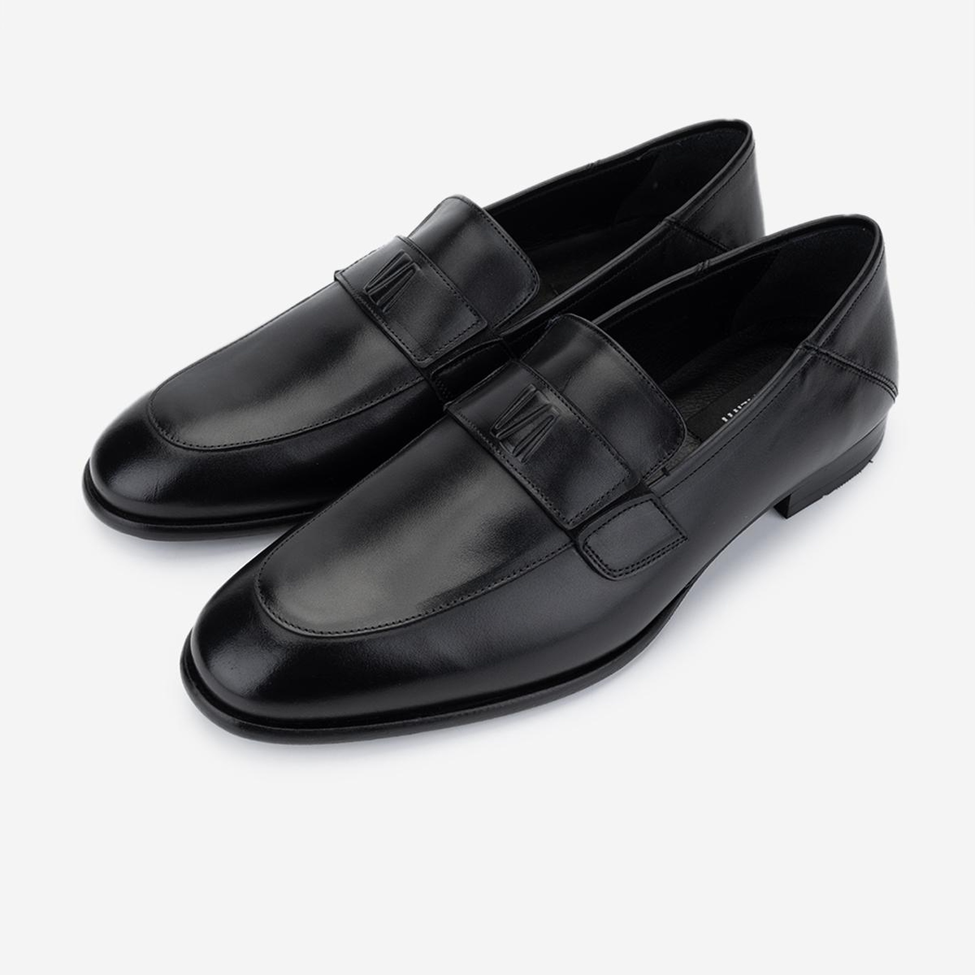 Valmenti Erkek Hakiki Deri Siyah Analin Klasik Ayakkabı