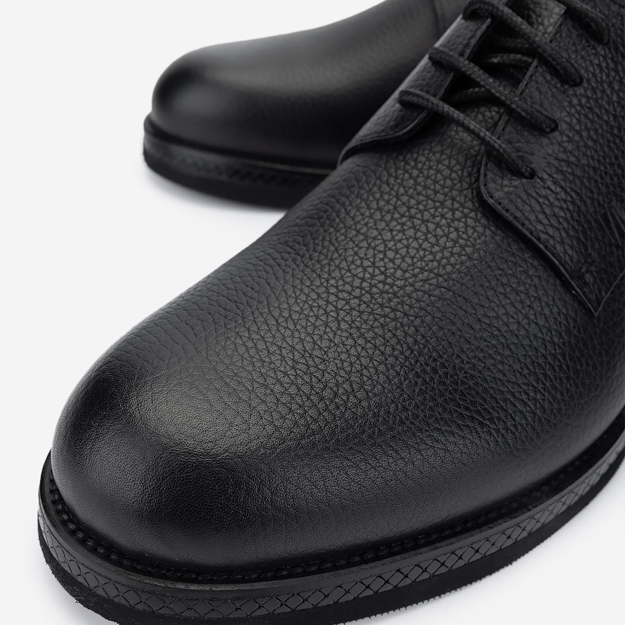 Valmenti Erkek Hakiki Deri Siyah Floter Klasik Ayakkabı