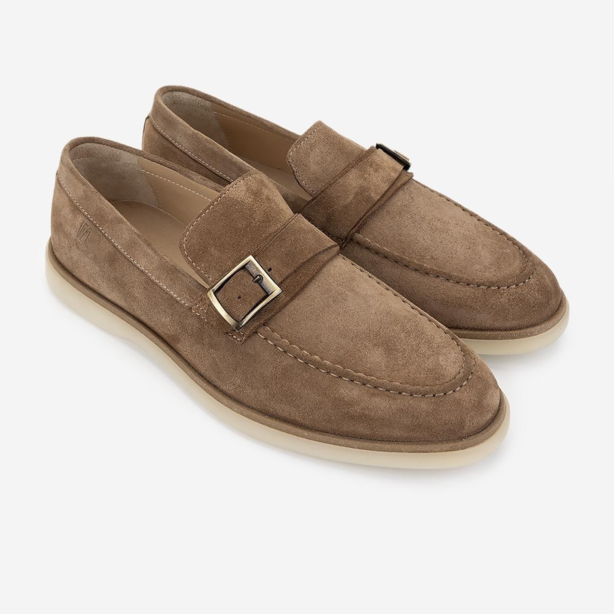 Valmenti Erkek Hakiki Deri Kahverengi Loafer Ayakkabı