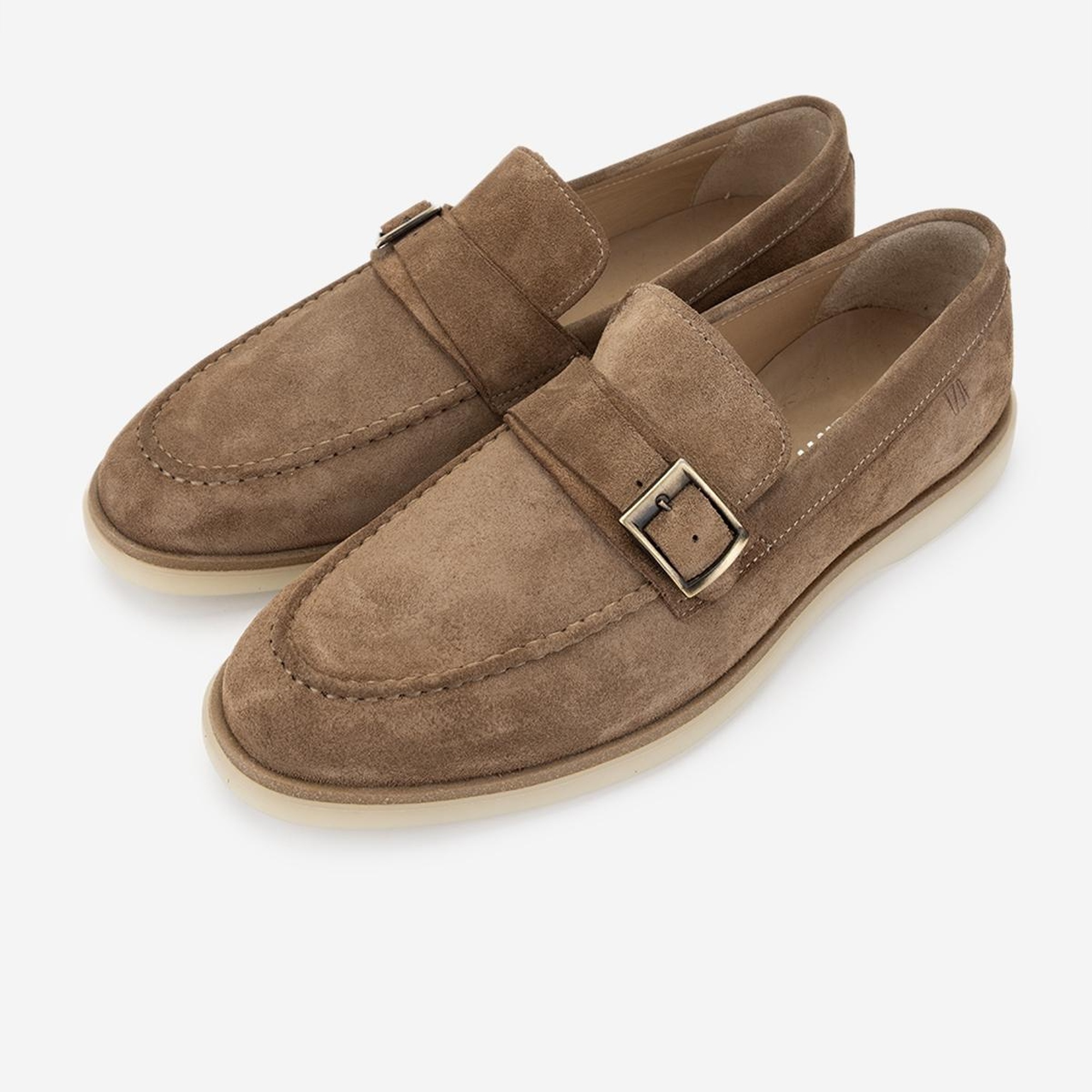 Valmenti Erkek Hakiki Deri Kahverengi Loafer Ayakkabı