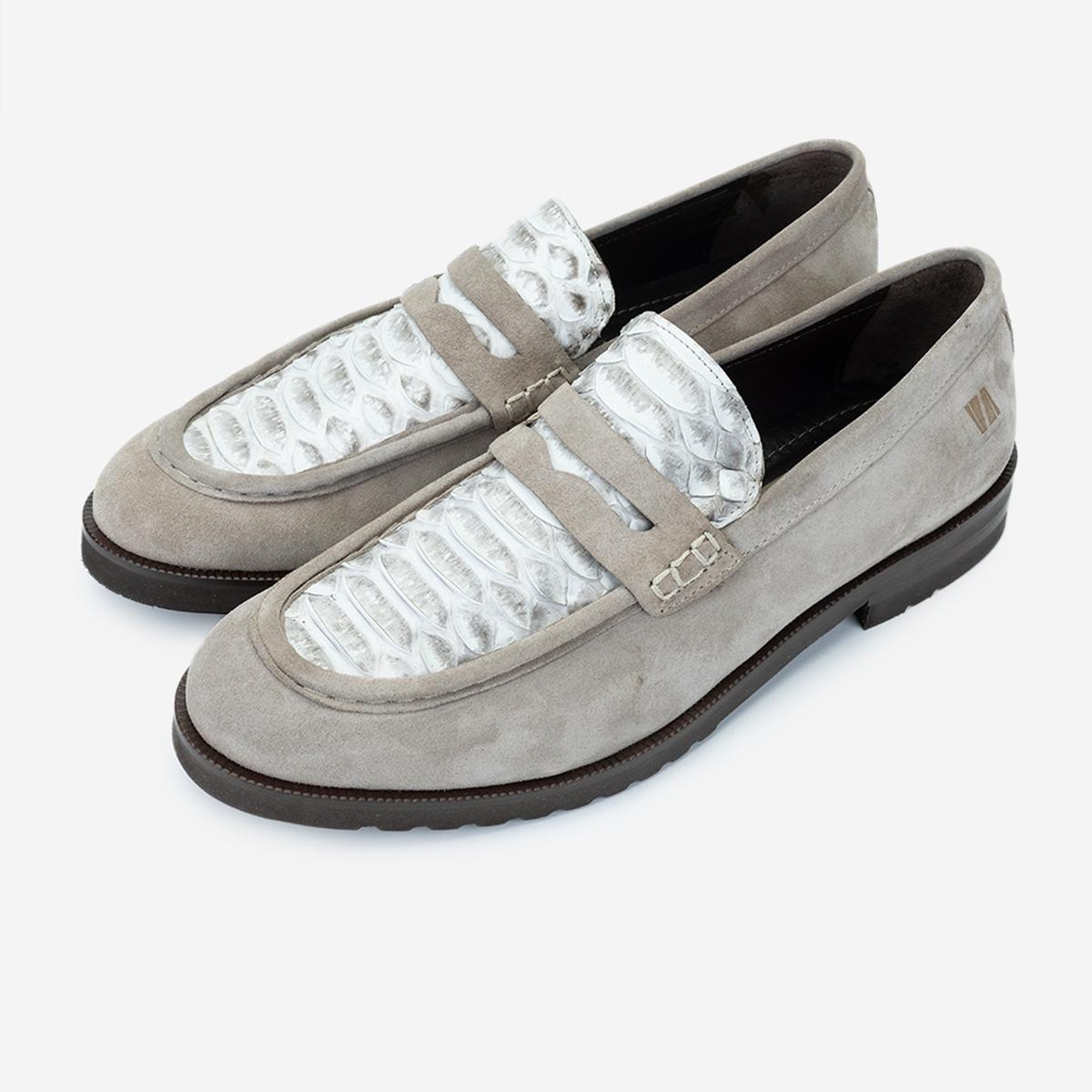 Valmenti Erkek Hakiki Deri Bej Loafer Ayakkabı