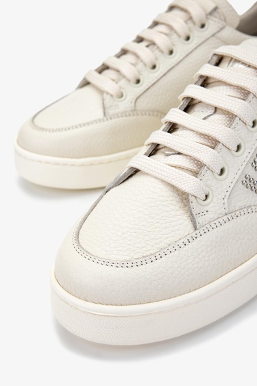  Valmenti Kadın Hakiki Deri Bej Sneakers & Spor Ayakkabı