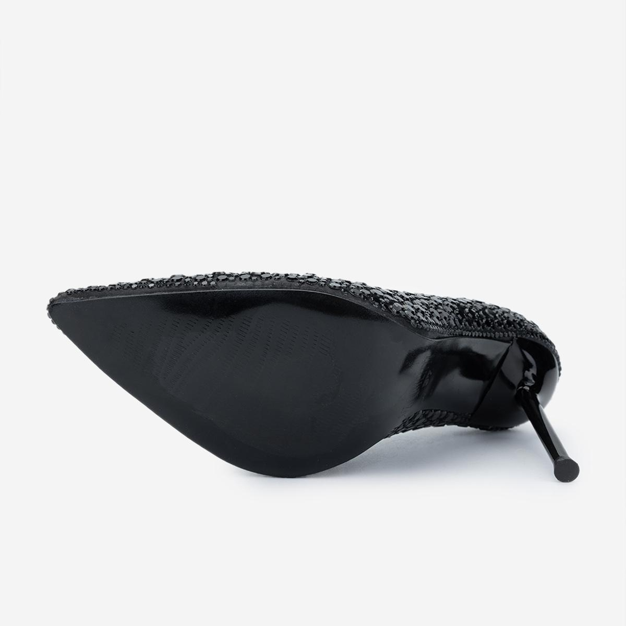 Valmenti Kadın Vegan Siyah Topuklu Ayakkabı