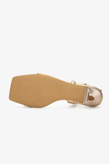  Valmenti Kadın Dore Topuklu Ayakkabı