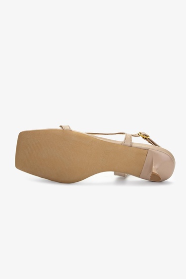  Valmenti Kadın Bej Topuklu Ayakkabı