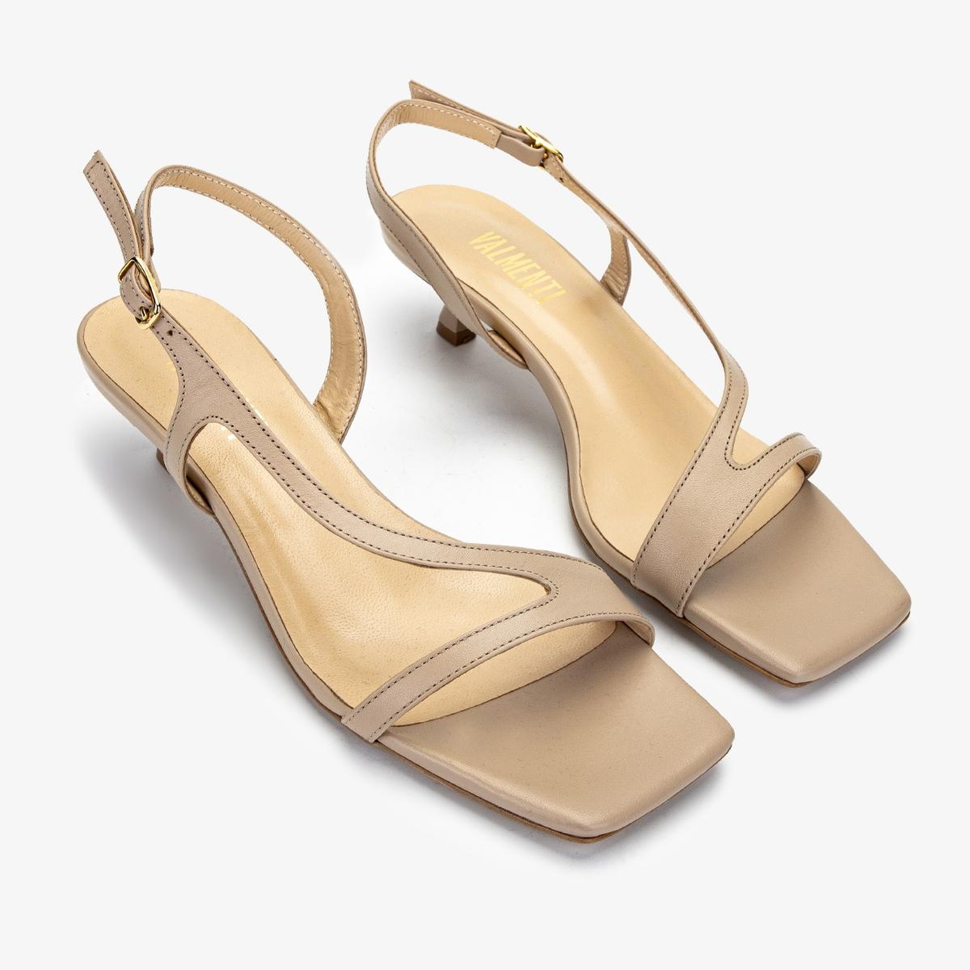 Valmenti Kadın Bej Topuklu Ayakkabı