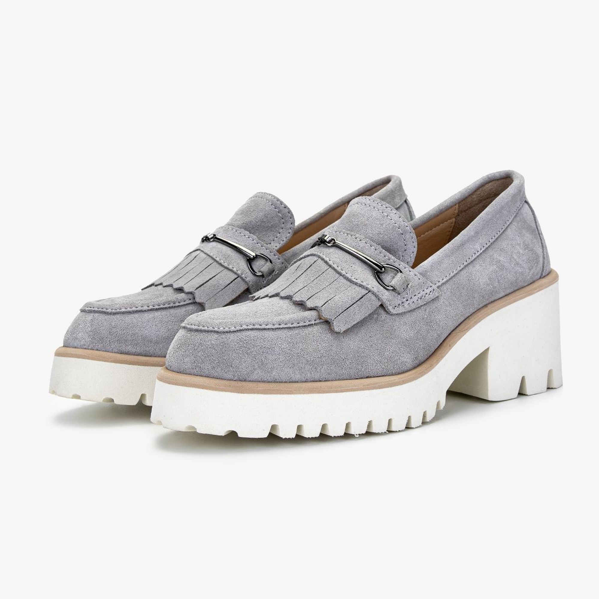 Valmenti Kadın Hakiki Deri Taş Süet Topuklu Ayakkabı