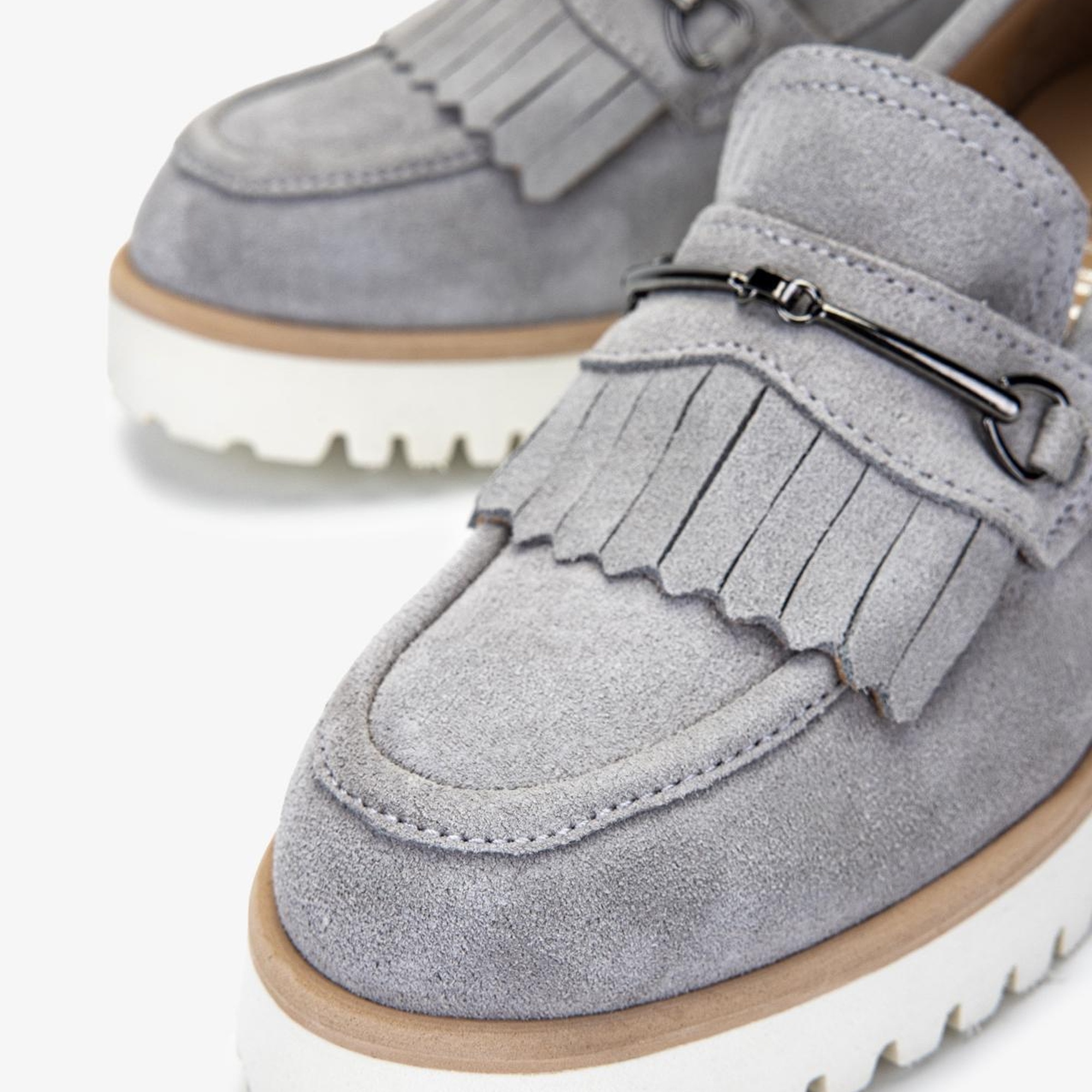 Valmenti Kadın Hakiki Deri Taş Süet Topuklu Ayakkabı