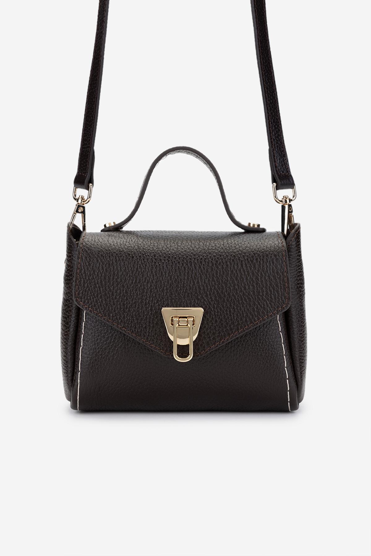  Valmenti Kadın Hakiki Deri Postacı Çanta