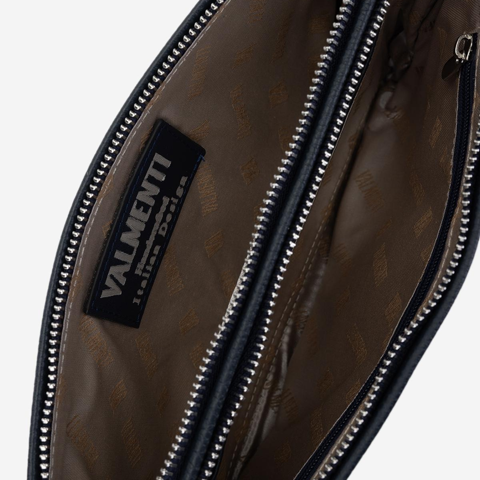 Valmenti Erkek Hakiki Deri Lacivert El Çantası