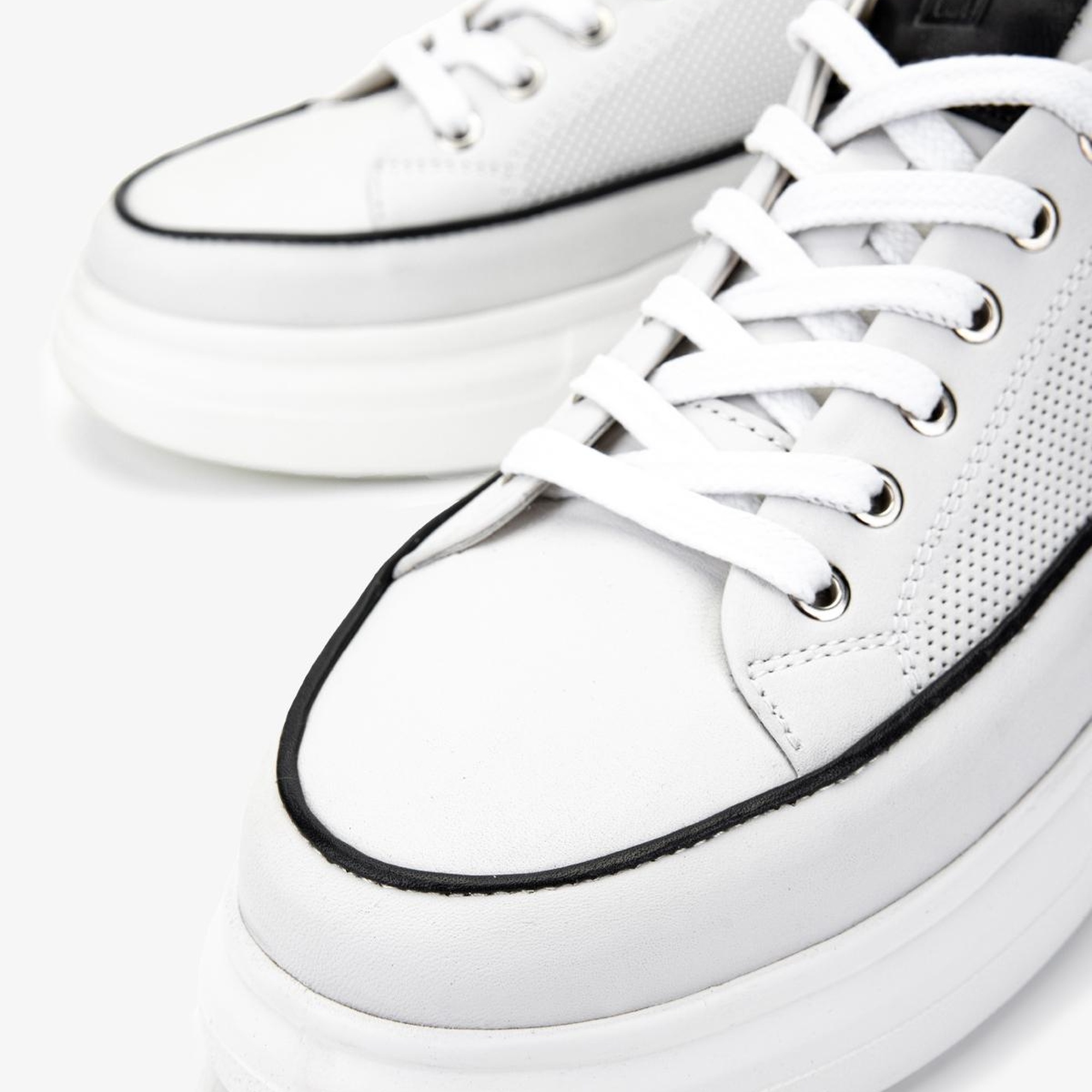 Valmenti Erkek Hakiki Deri Beyaz Sneakers & Spor Ayakkabı