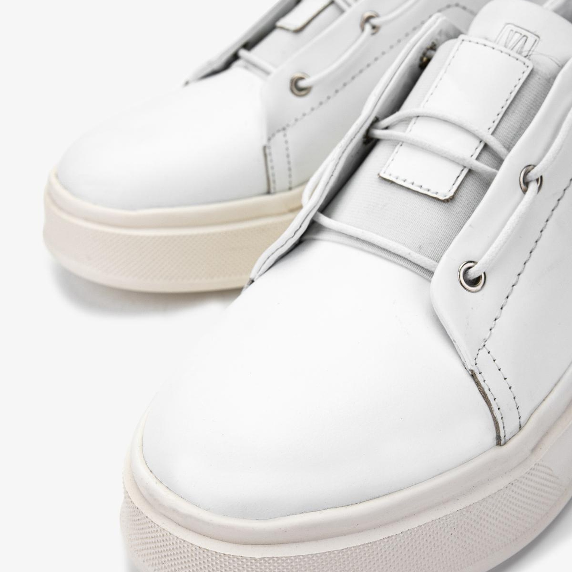 Valmenti Erkek Hakiki Deri Beyaz Sneakers & Spor Ayakkabı