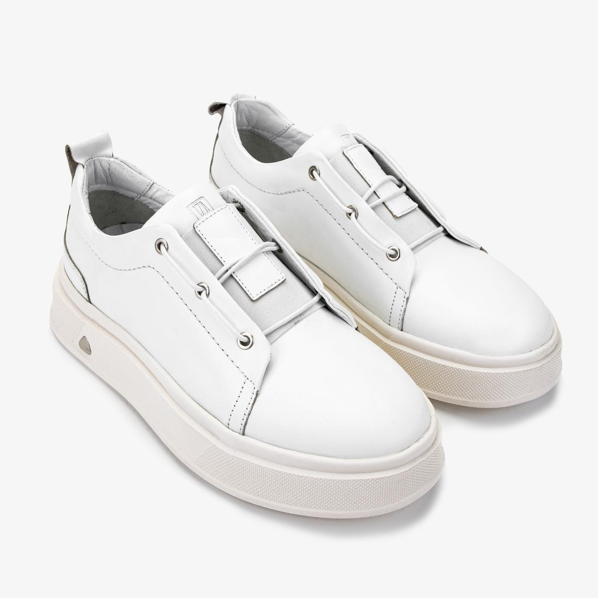 Valmenti Erkek Hakiki Deri Beyaz Sneakers & Spor Ayakkabı